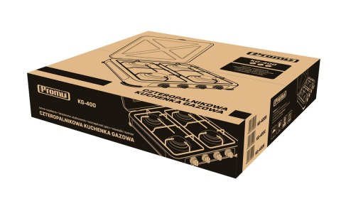 Kuchenka gazowa PROMIS KG400 CZARNY BEZ REDUKTORA Kuchenka gazowa PROMIS KG400 CZARNY BEZ REDUKTORA