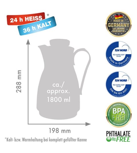 Dzbanek termos Rotpunkt 828 SL