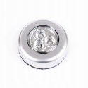 Lampka Dotykowa Samoprzylepna Na Baterie 3 LED