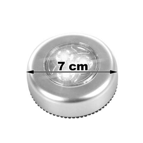 Lampka Dotykowa Samoprzylepna Na Baterie 3 LED