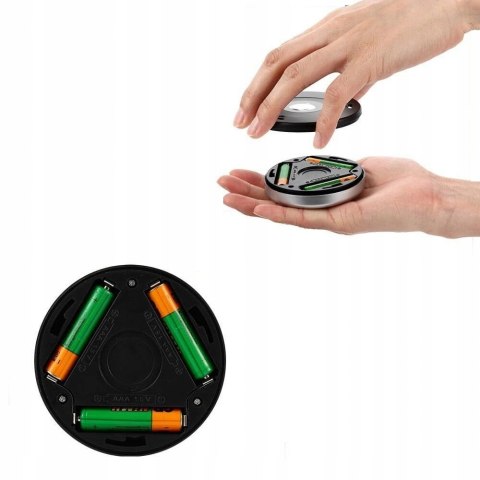 Lampka Dotykowa Samoprzylepna Na Baterie 3 LED