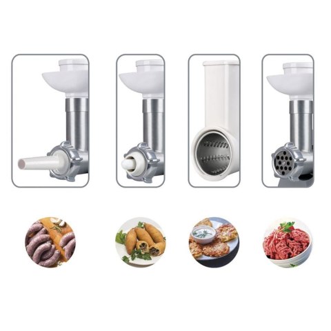 Maszynka do mięsa Eldom M200ZT MATT z szatkownicą i tarką do ziemniaków