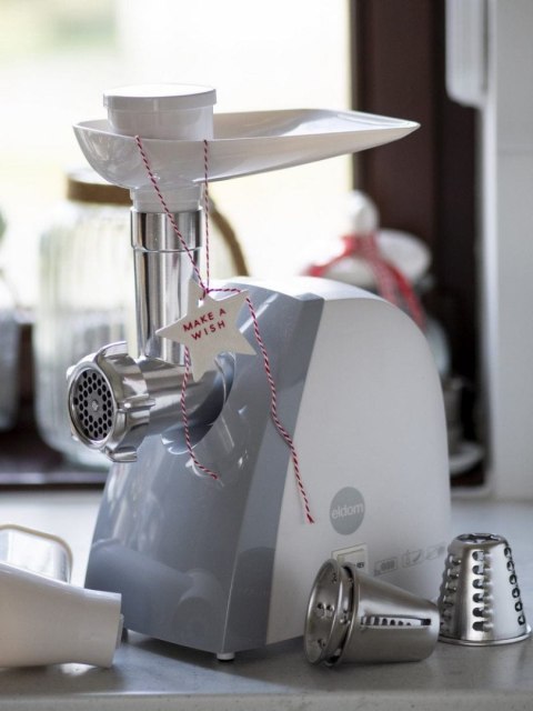 Maszynka do mięsa Eldom M200ZT MATT z szatkownicą i tarką do ziemniaków