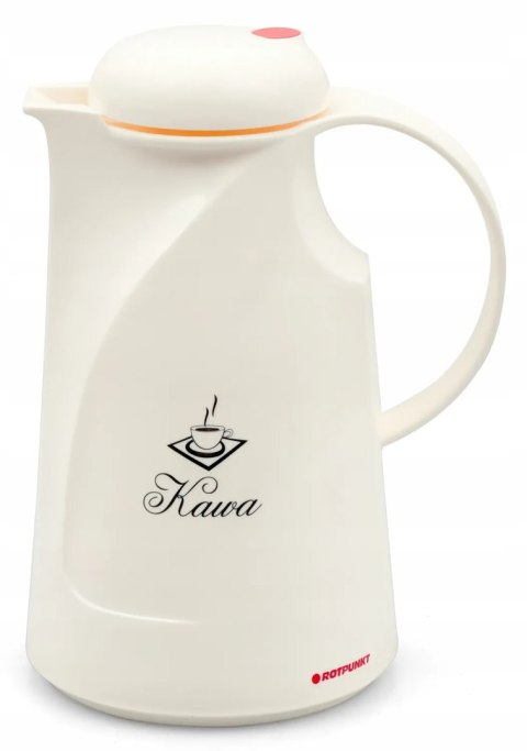 Dzbanek termos konferencyjny ROTPUNKT 280 1 L szklany wkład nadruk HERBATA