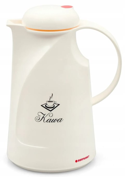 Dzbanek termos konferencyjny ROTPUNKT 280 1 L szklany wkład nadruk KAWA