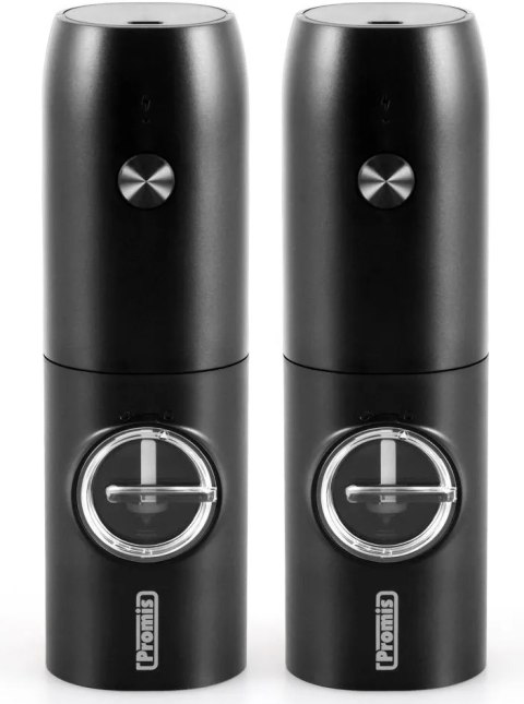 Elektryczny Młynek Do Pieprzu Soli Przypraw Akku Ładowanie USB Zestaw 2 Szt Elektryczny Młynek Do Pieprzu Soli Przypraw Akku Ładowanie USB Zestaw 2 Szt
