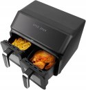 Frytkownica Dwukomorowa Beztłuszczowa Airfryer Eldom Fr210 Duża Podwójna 9L