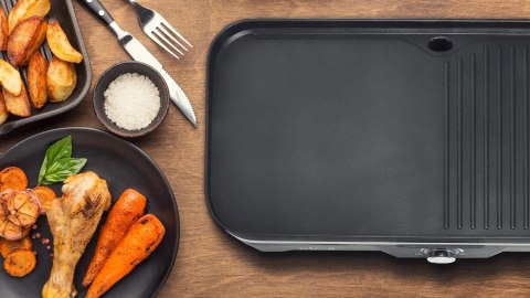 Grill elektryczny Ogrodowy Duży 5w1 Stojący Stołowy Składany Bezdymny ELDOM Grill elektryczny Ogrodowy Duży 5w1 Stojący Stołowy Składany Bezdymny ELDOM