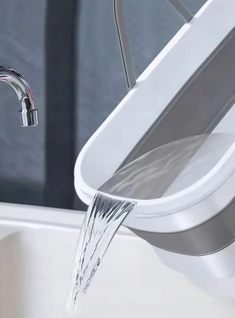 MOP z WYCISKACZEM z WIADREM SKŁADANYM ULTRAMOP Promis 4 w 1 PŁASKI OBROTOWY MS104