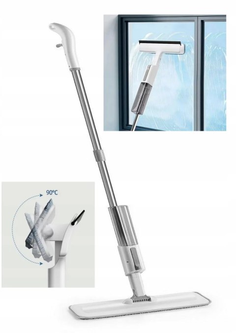 MOP ze SPRYSKIWACZEM+MYJKA DO OKIEN 3w1 SPRAY MOP Promis ULTRAMOP