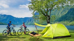 Namiot Turystyczny 3-Osobowy Alpenair PRO MOSKITIERA PRZEDSIONEK Kempingowy 2X2