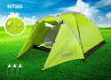 Namiot Turystyczny 3-Osobowy Alpenair PRO MOSKITIERA PRZEDSIONEK Kempingowy 2X2