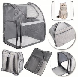 PLECAK TRANSPORTER TORBA DLA KOTA PSA Z SIATKI W PEŁNI WENTYLOWANY SKŁADANY