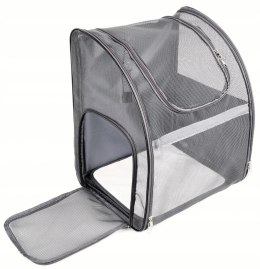 PLECAK TRANSPORTER TORBA DLA KOTA PSA Z SIATKI W PEŁNI WENTYLOWANY SKŁADANY