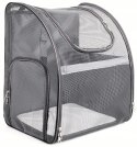 PLECAK TRANSPORTER TORBA DLA KOTA PSA Z SIATKI W PEŁNI WENTYLOWANY SKŁADANY