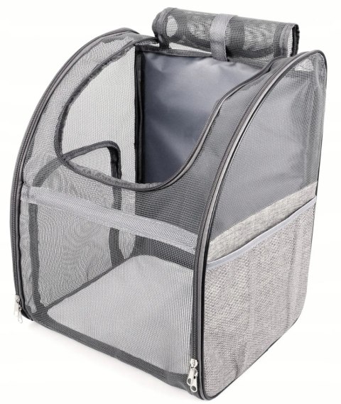 PLECAK TRANSPORTER TORBA DLA KOTA PSA Z SIATKI W PEŁNI WENTYLOWANY SKŁADANY