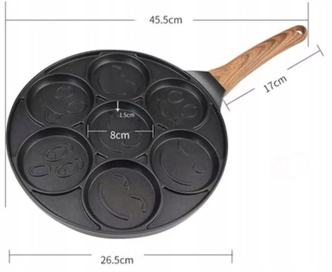 Patelnia do pancake, naleśników, placków Promis PP26