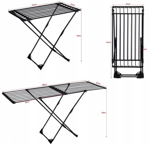 Rozsuwana SUSZARKA na pranie PROMIS SU102C