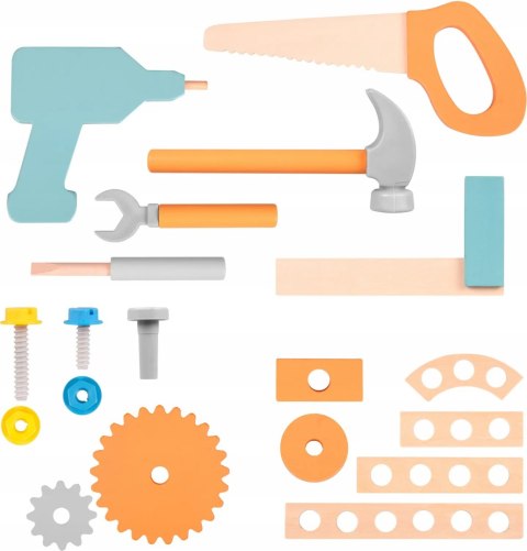 ZESTAW MAJSTERKOWICZA Duży drewniany warsztat IMADŁO SKRZYNKA NARZĘDZIA XXL