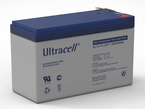 Akumulator AGM ULTRACELL UL 12V 7.2Ah F2 Akumulator AGM ULTRACELL UL 12V 7.2Ah F2
