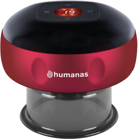 Bańka chińska elektroniczna Humanas BB01 Plus - czerwona Bańka chińska elektroniczna Humanas BB01 Plus - czerwona