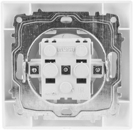 Gniazdo pojedyncze z uziemieniem VCX LC 13 Czarny