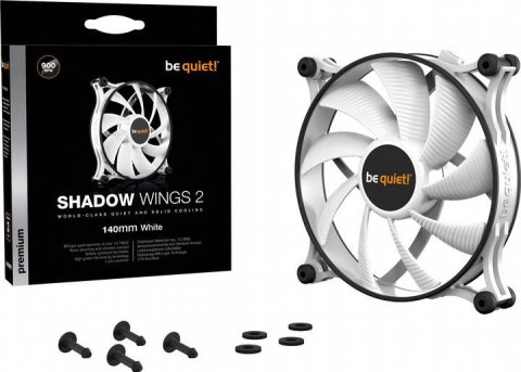 Wentylator be quiet! Shadow Wings 2 White 140mm Wentylator be quiet! Shadow Wings 2 White 140mm