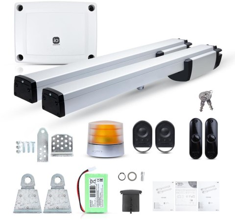 Zestaw Somfy Ixengo L 24V IO Comfort Pack do 8m bram dwuskrzydłowych Zestaw Somfy Ixengo L 24V IO Comfort Pack do 8m bram dwuskrzydłowych