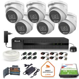 Zestaw monitoringu Hilook 6 kamer 5MPx TVICAM-T5M-20DL z dyskiem 2TB