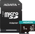 Adata Karta pamięci microSD Premier Pro 1TB UHS1 U3 V30 100/85 MB/s + adapter