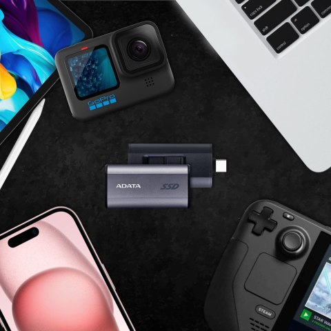 Adata Zewnętrzny dysk SSD SC750 500G USB3.2C 1050/1000 MB/s