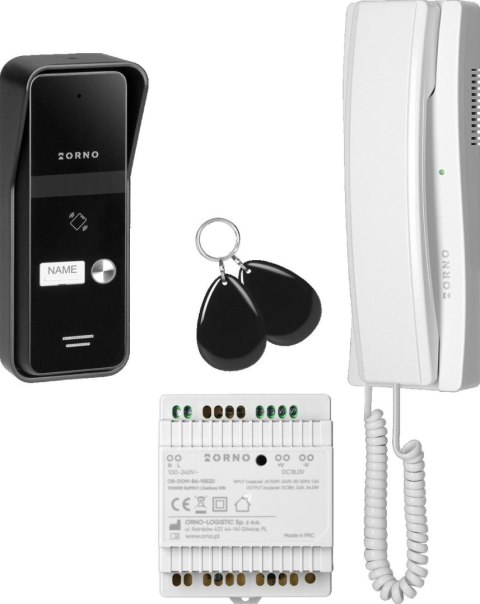 Domofon ORNO OR-DOM-BA-935ZD/W 2-żyłowy