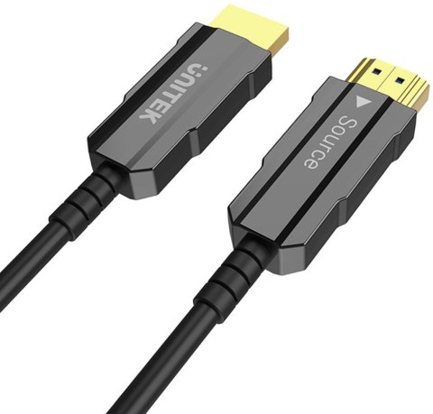 Unitek Kabel optyczny HDMI 2.0 AOC 4K 60Hz 15 m