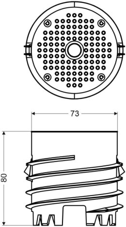 Puszka elektroinstalacyjna do elewacji ocieplenia MDFZ płyta KOPOS MDFZ 80_KB