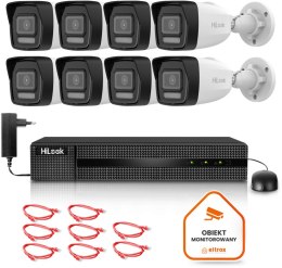 Zestaw monitoringu Hilook 8 kamery IP IPCAM-B8-30DL z wbudowanym dyskiem 2TB