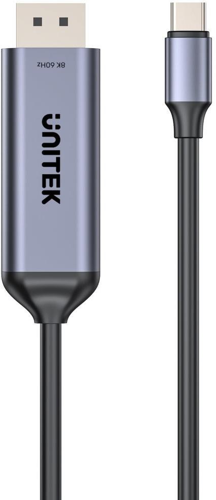Przewód dwukierunkowy Unitek 8K USB-C do DisplayPort 1,5M