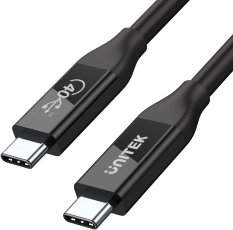 Unitek przewód USB-C 4.0 PD 100W 40 Gbps 8K 0,8 m