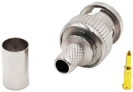 Wtyk BNC zaciskany WZ059BNC-100 1szt.