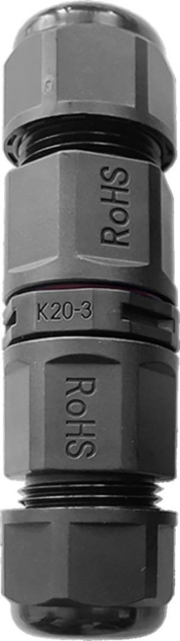 Konektor Mufa kablowa prosta z szybkozłączką IP68, 3x4mm2, 400V/20A OR-AE-13620
