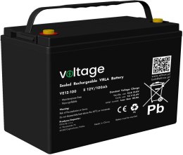 Akumulator AGM Voltage 12V 100Ah VE12-100 (Żywotność 6-9 lat)