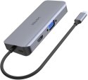 Hub USB Unitek USB-C 3xUSB 3.1 PD HDMI SD VGA RJ45