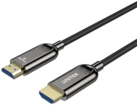 Unitek Kabel optyczny HDMI 2.1 AOC 8K 120Hz 30m