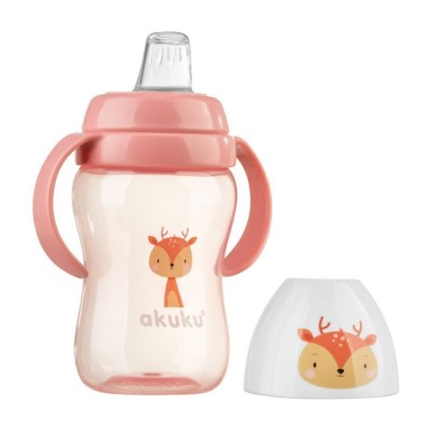 Bidon z miękkim ustni. jelonek AKUKU Bidon z miękkim ustni. jelonek AKUKU