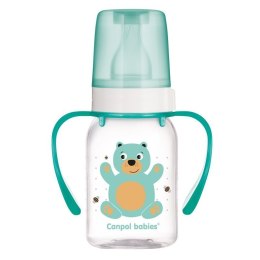 Butelka 120ml dekor+uch.bpa 0% CANPOL BABIES