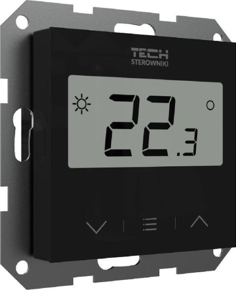 Bezprzewodowy regulator pokojowy czarny F-8Z Tech Sterowniki