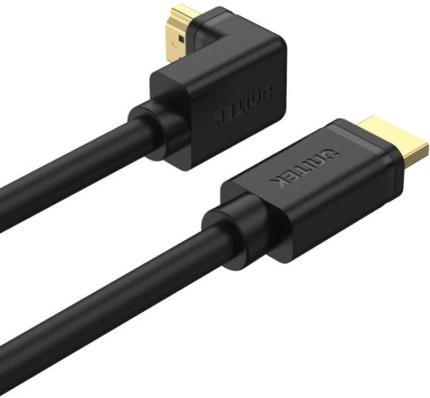 Kabel HDMI Unitek Y-C1001 kątowy HDMI 2.0 90 stopni 4K 2m