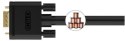 Kabel VGA Unitek Y-C511G Premium VGA HD15 M/M 1m