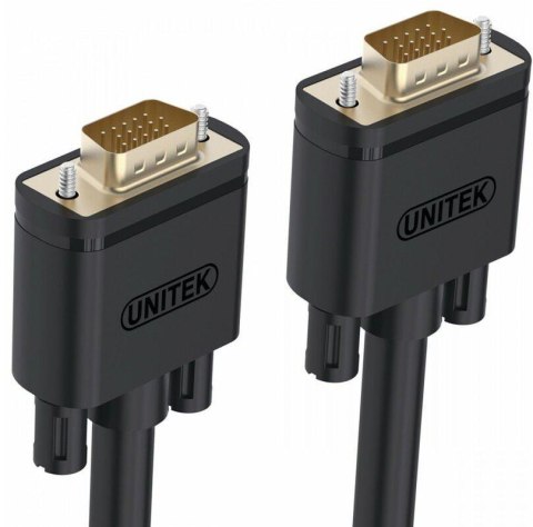 Kabel VGA Unitek Y-C511G Premium VGA HD15 M/M 1m