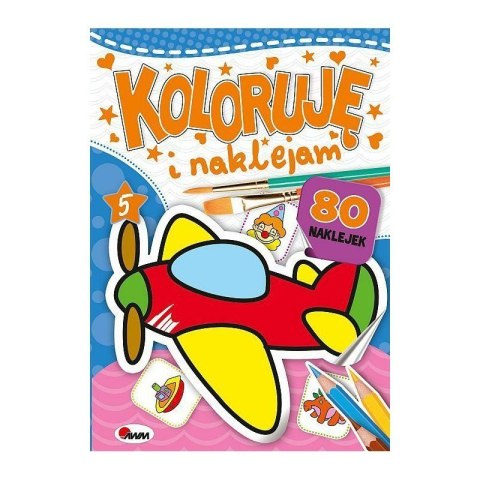 Koloruję i naklejam 5 AWM WYDAWNICTWO