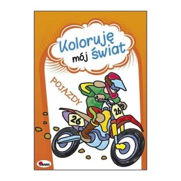 Koloruję mój świat pojazdy AWM WYDAWNICTWO